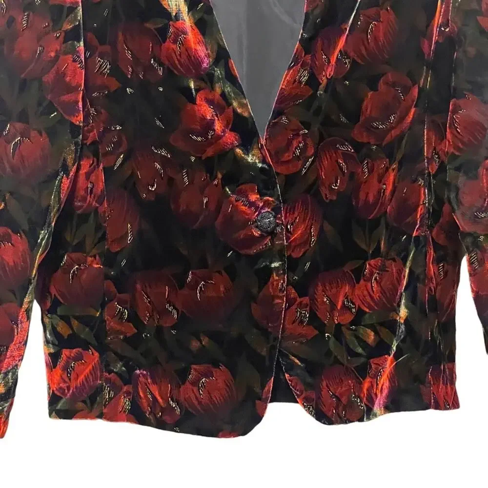 Norton McNaughton Velvet‎ Tulip Blazer
